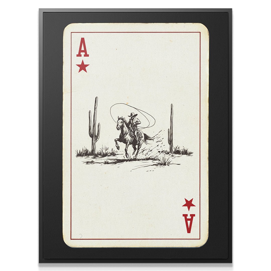 Cowboy Playing Card