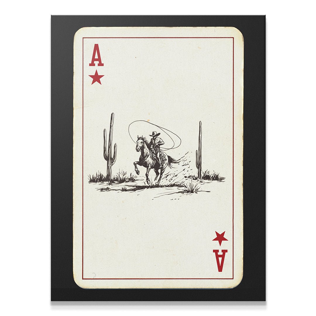 Cowboy Playing Card