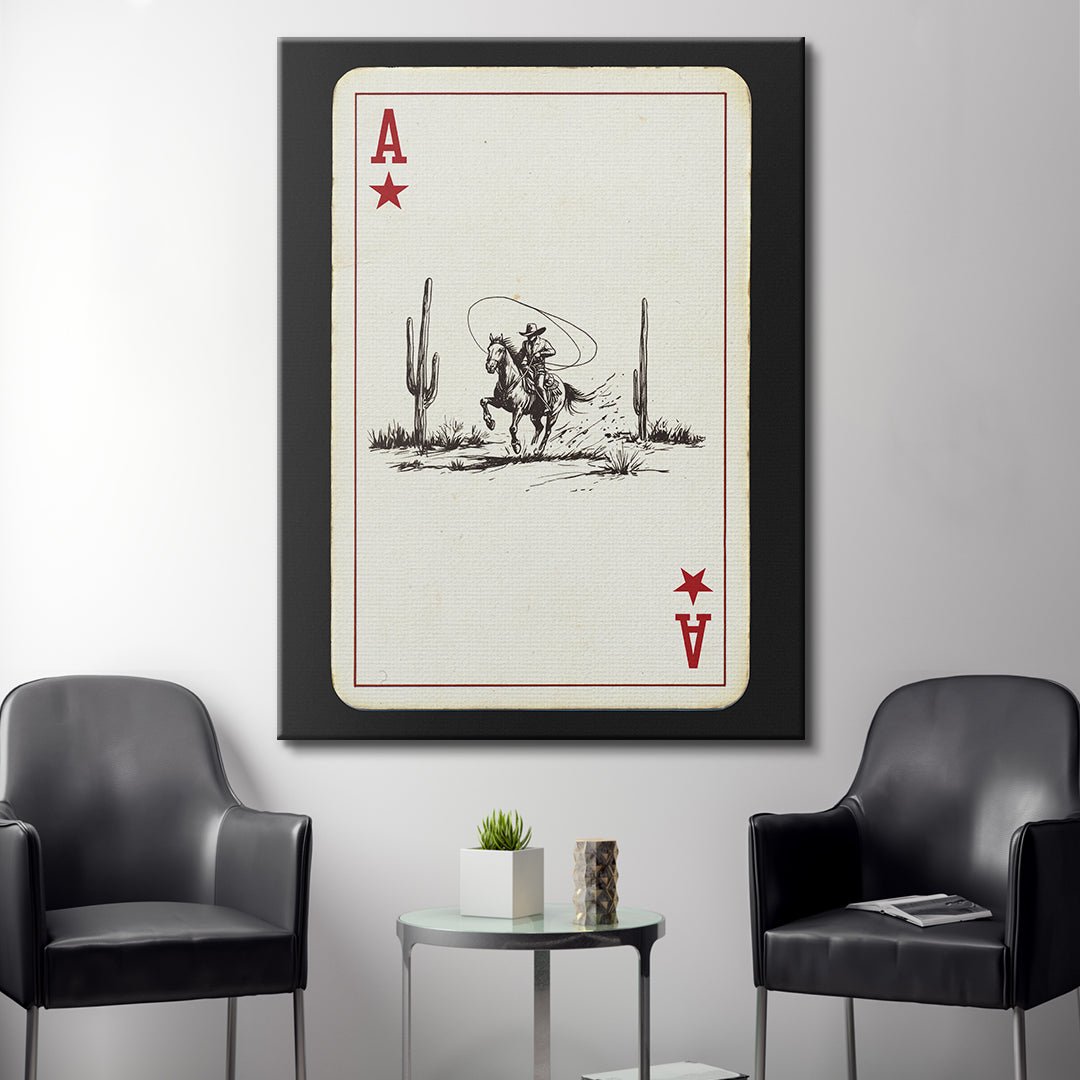 Cowboy Playing Card - Official IKONICK Art - All-American Collection