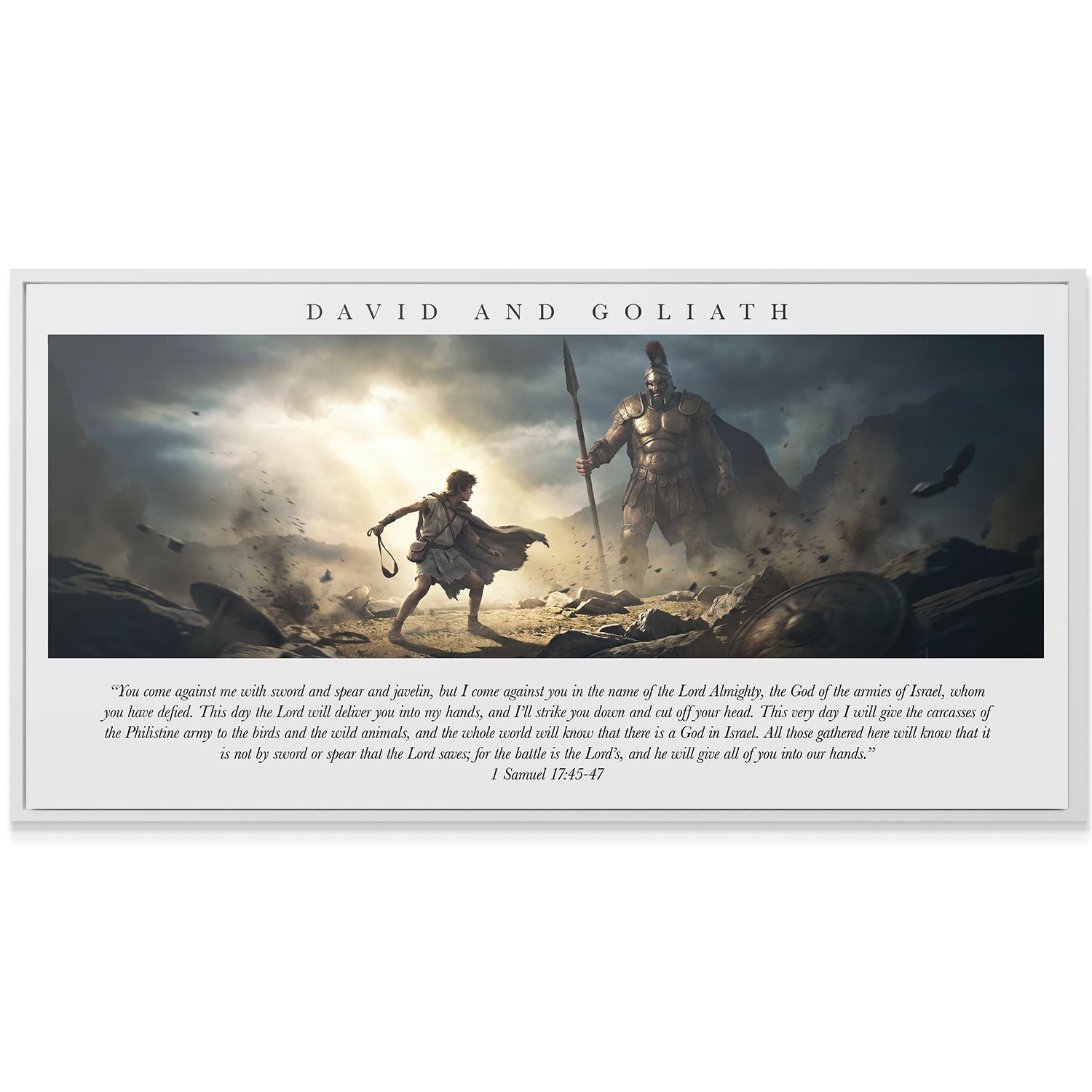 David And Goliath - IKONICK - BIBLE