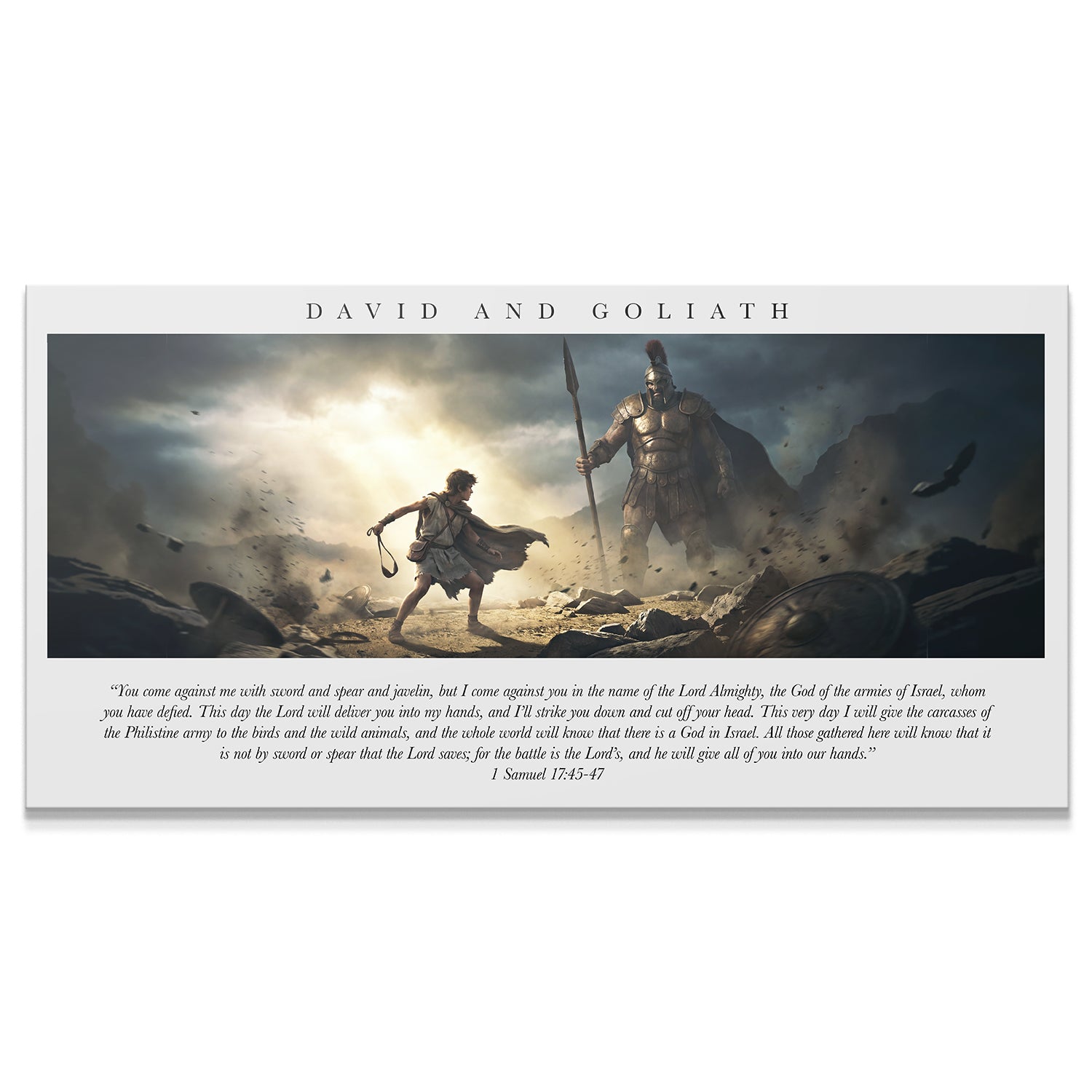 David And Goliath - IKONICK - BIBLE