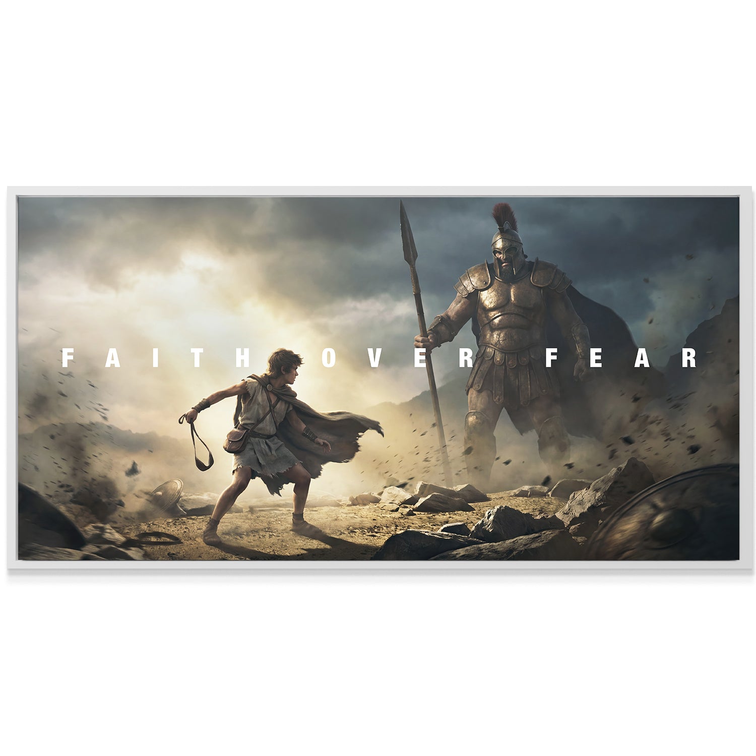 David And Goliath – Faith Over Fear - IKONICK - BIBLE