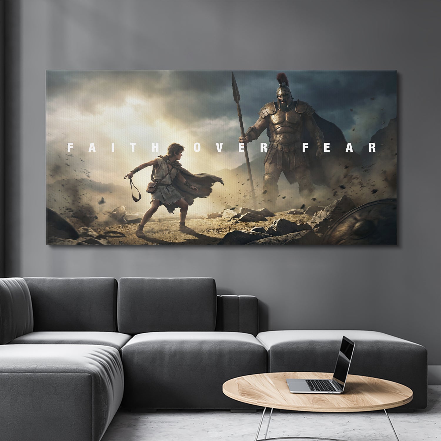 David And Goliath – Faith Over Fear - IKONICK - BIBLE
