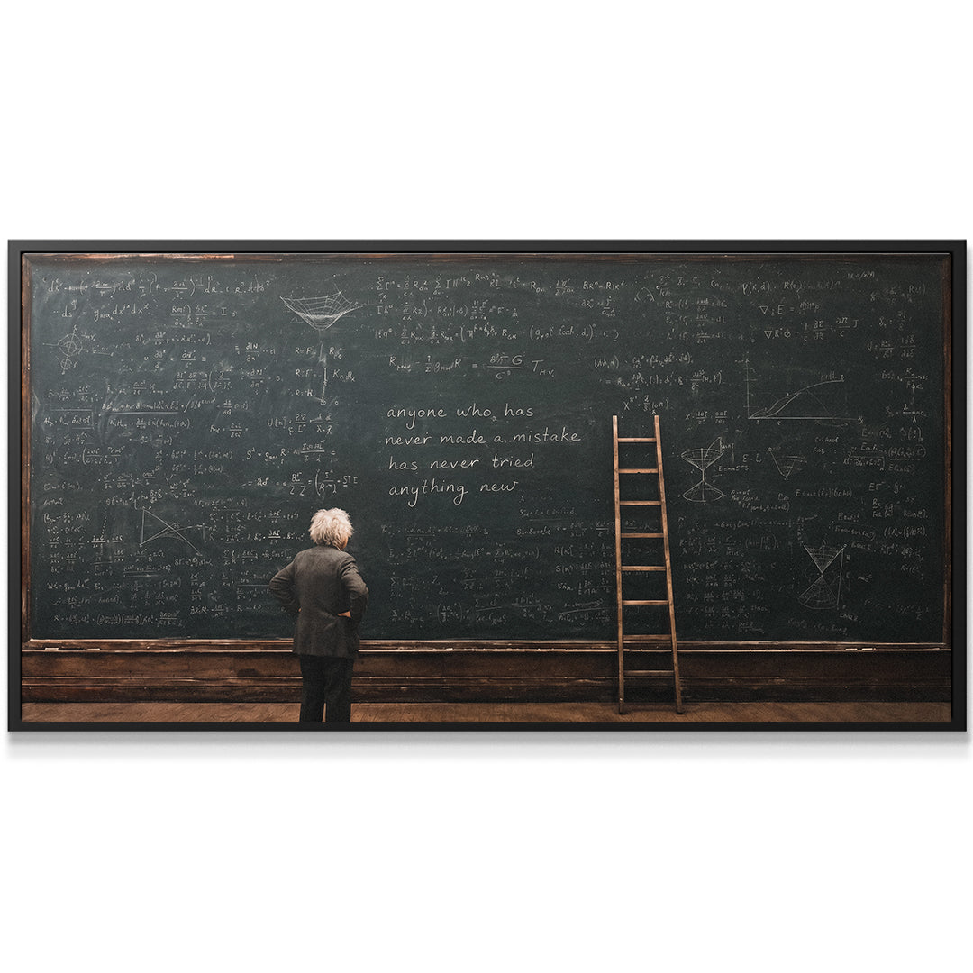 Einstein Chalkboard