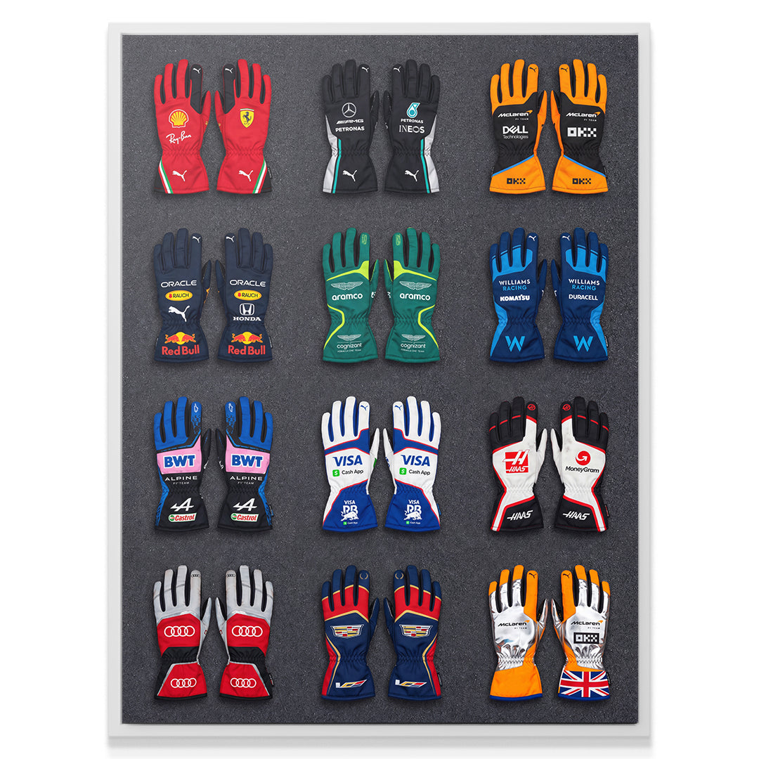 F1 Glove Wall