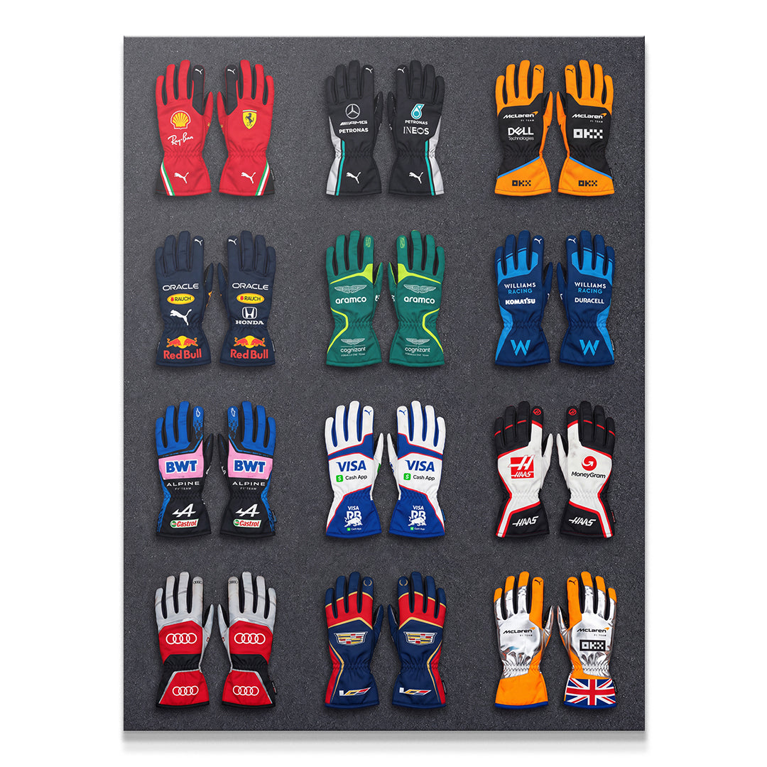 F1 Glove Wall