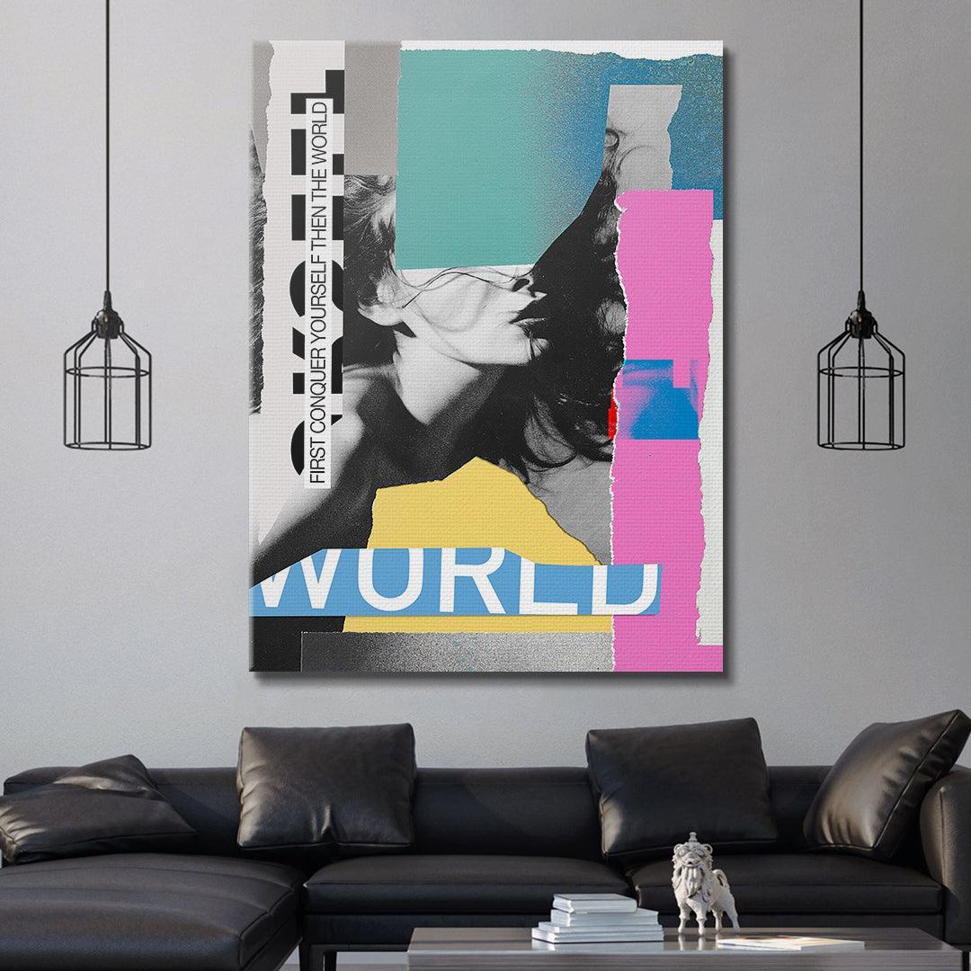 Motivational Canvas Art Designed