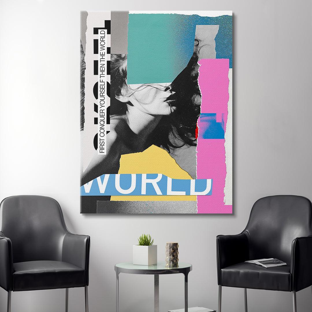 Motivational Canvas Art Designed