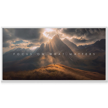 Focus On What Matters (No Quote)