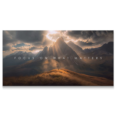 Focus On What Matters (No Quote)