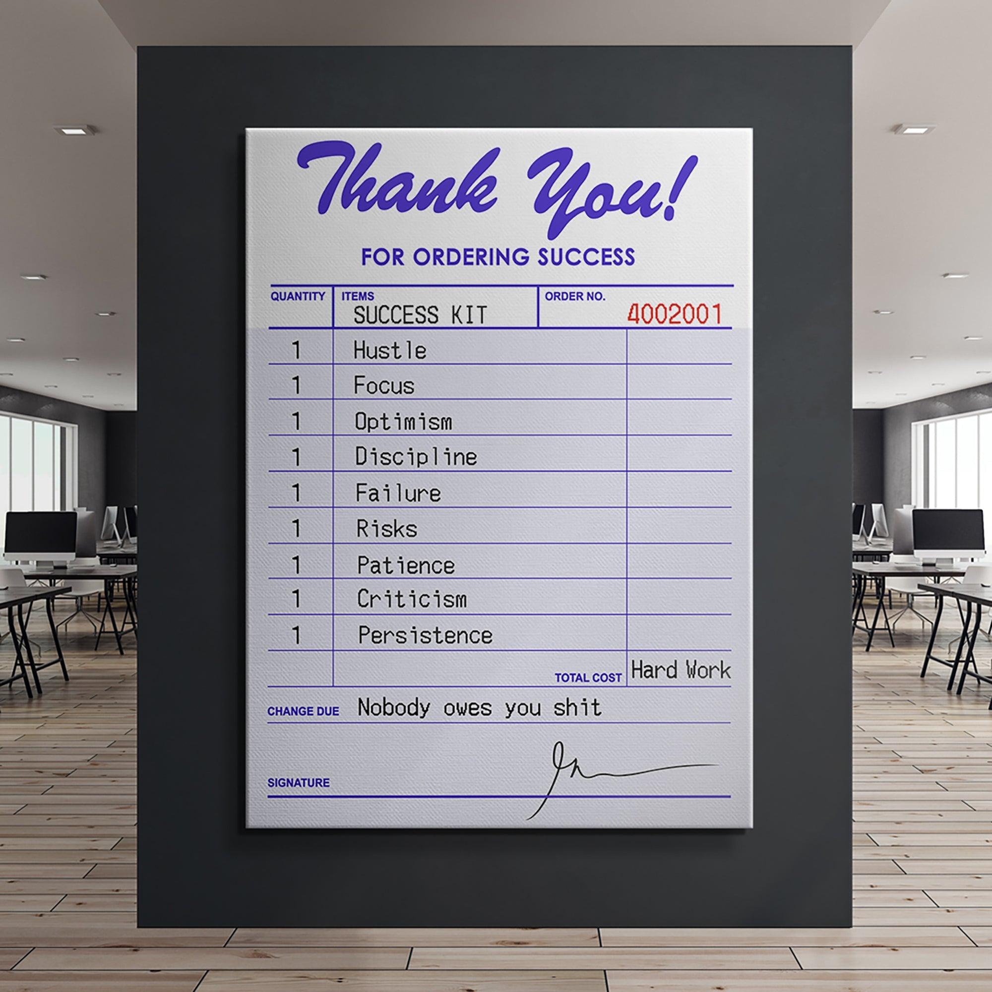 Receipt For Success - IKONICK - Gary Vee