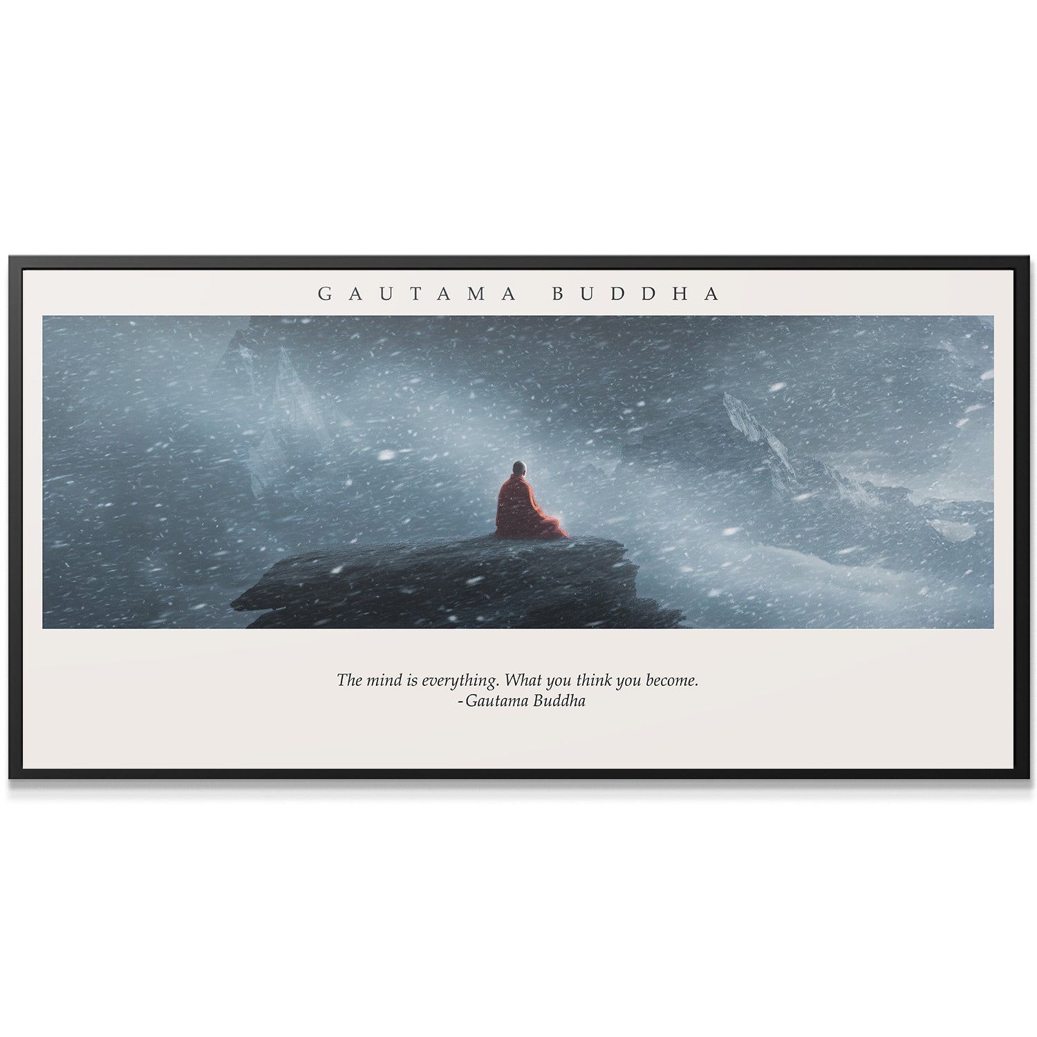 Gautama Buddha - What You Think, You Become - IKONICK - Gautama Buddha