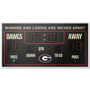 Georgia - Scoreboard - IKONICK - College Football