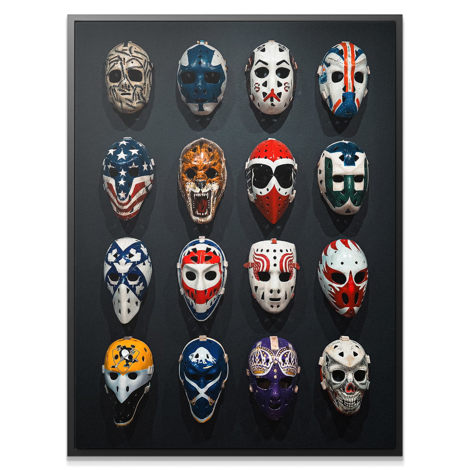 Goalie Mask Wall
