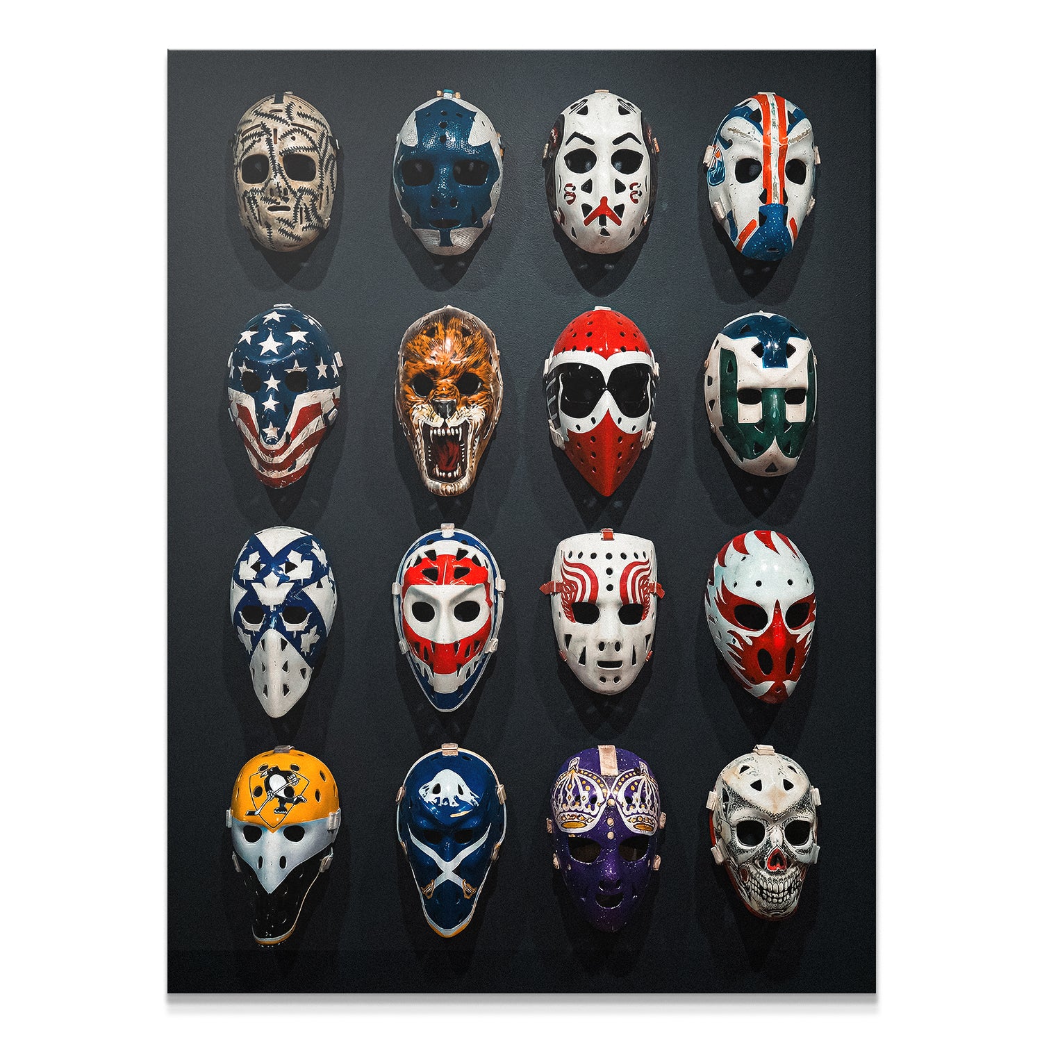 Goalie Mask Wall