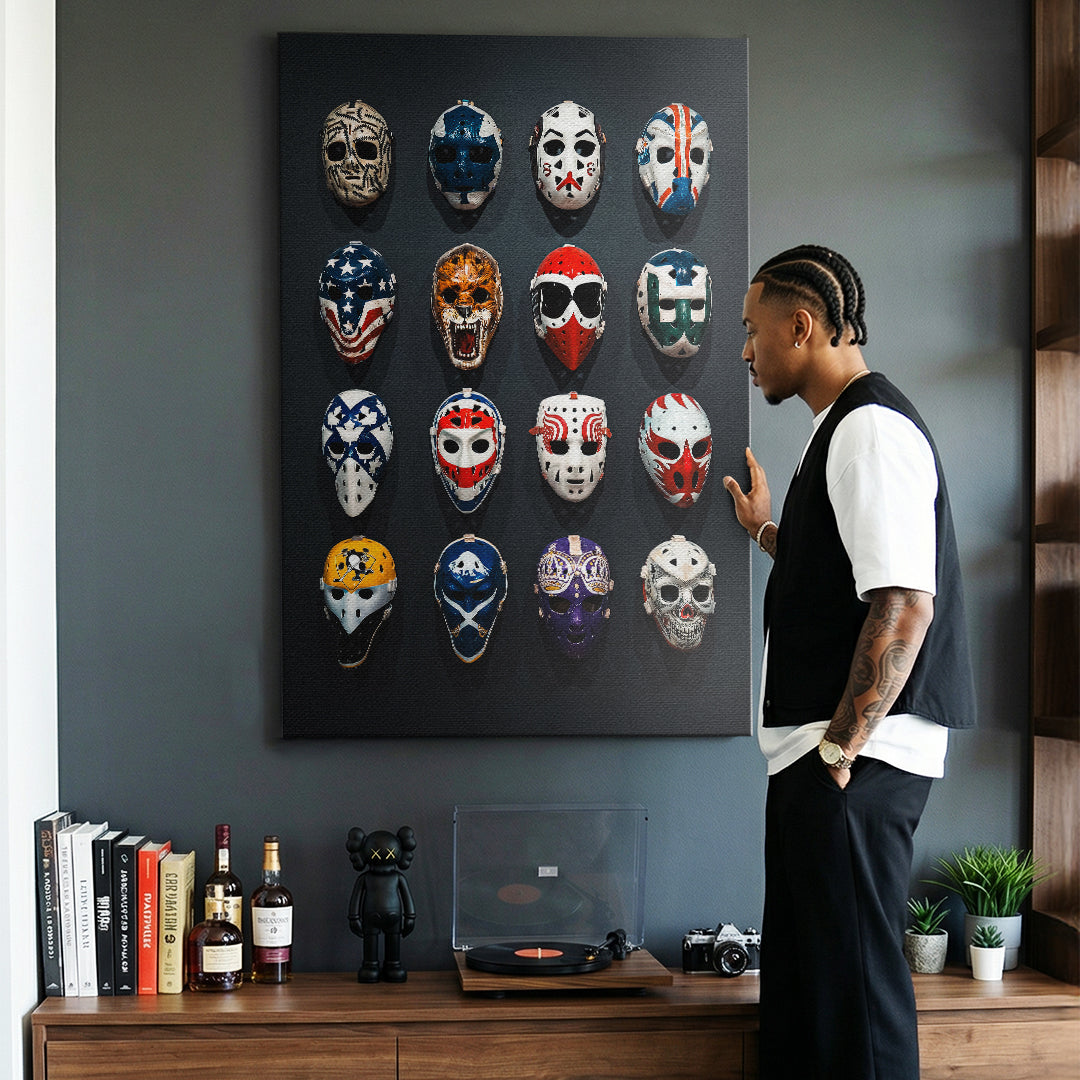 Goalie Mask Wall