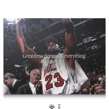 Signed Michael Jordan Framed Canvas - Collection Connection Catalog