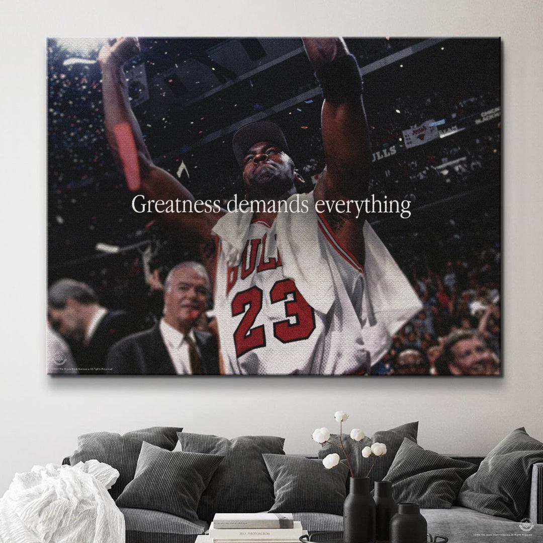 Michael Jordan - Greatness Demands Everything - IKONICK - Michael Jordan