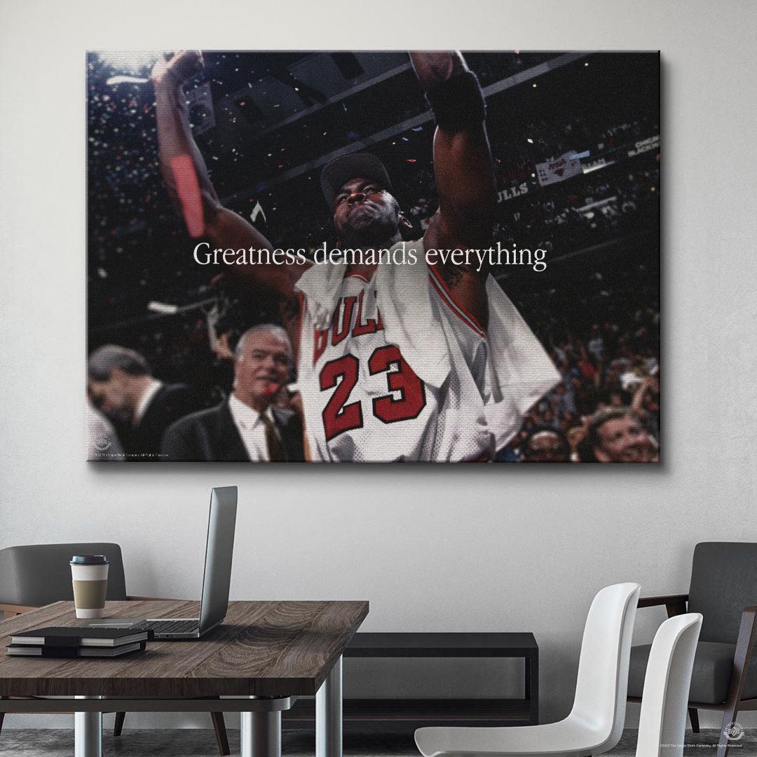 Michael Jordan - Greatness Demands Everything - IKONICK - Michael Jordan