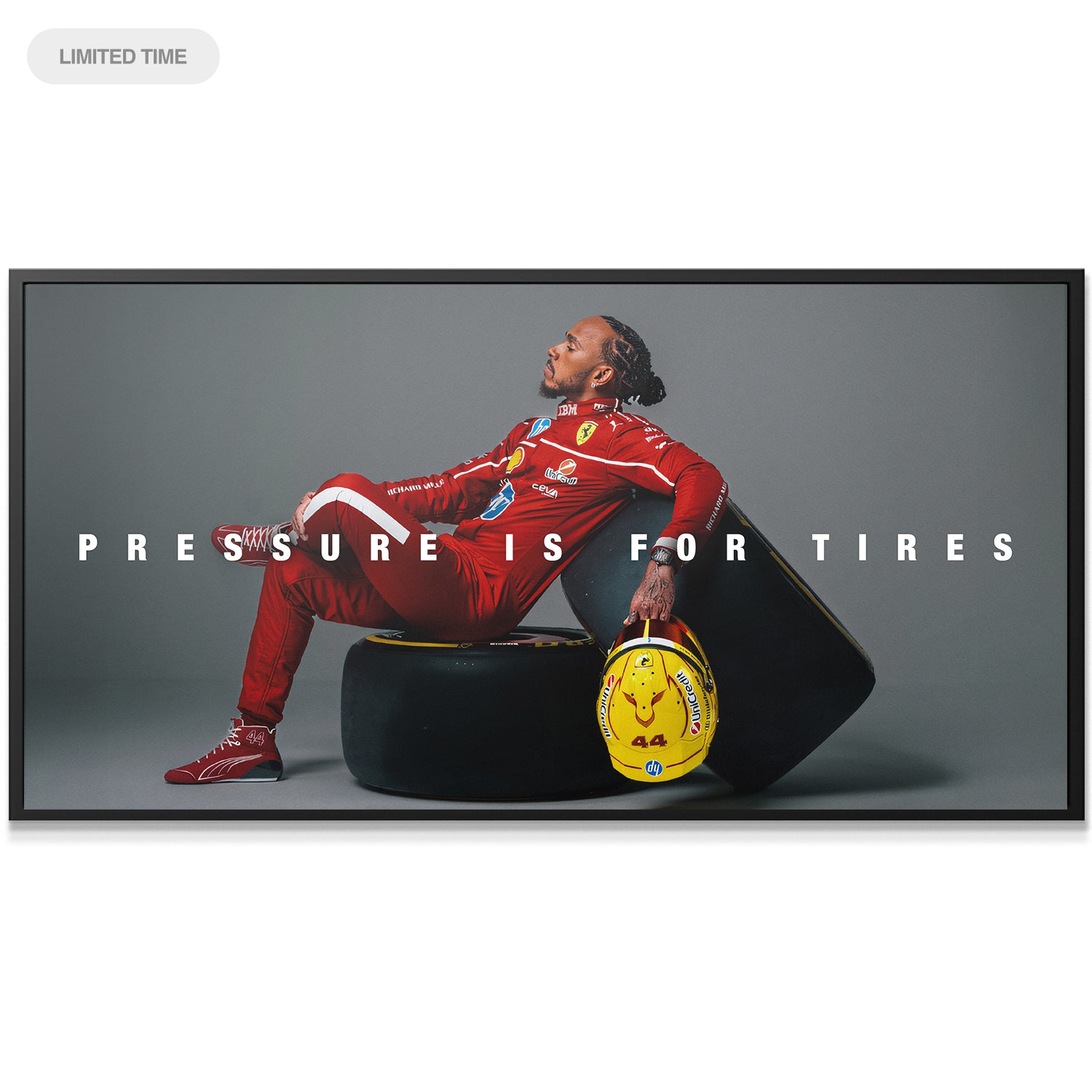 Hamilton - Pressure Is for Tires - IKONICK - Lewis Hamilton