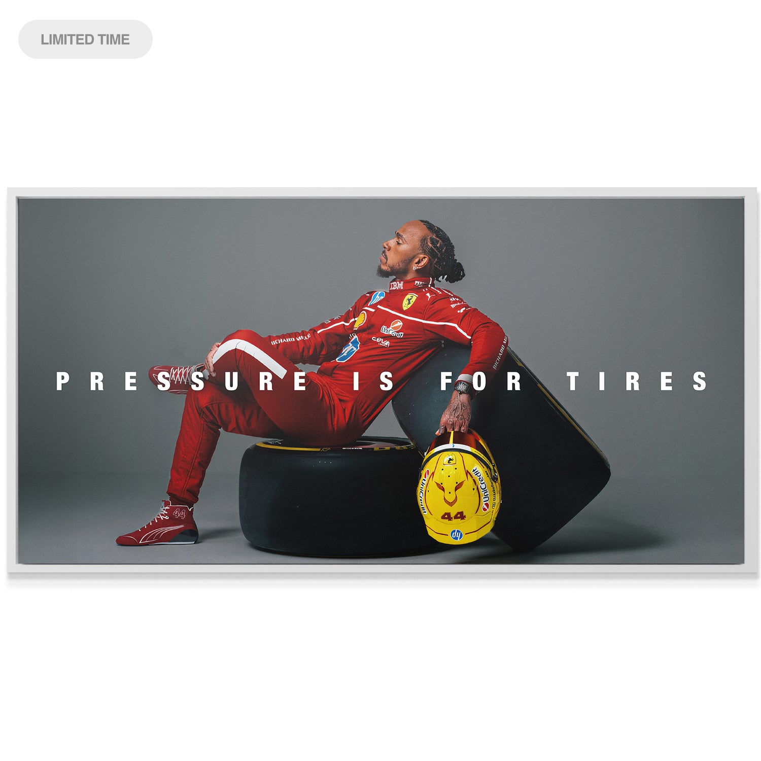Hamilton - Pressure Is for Tires - IKONICK - Lewis Hamilton