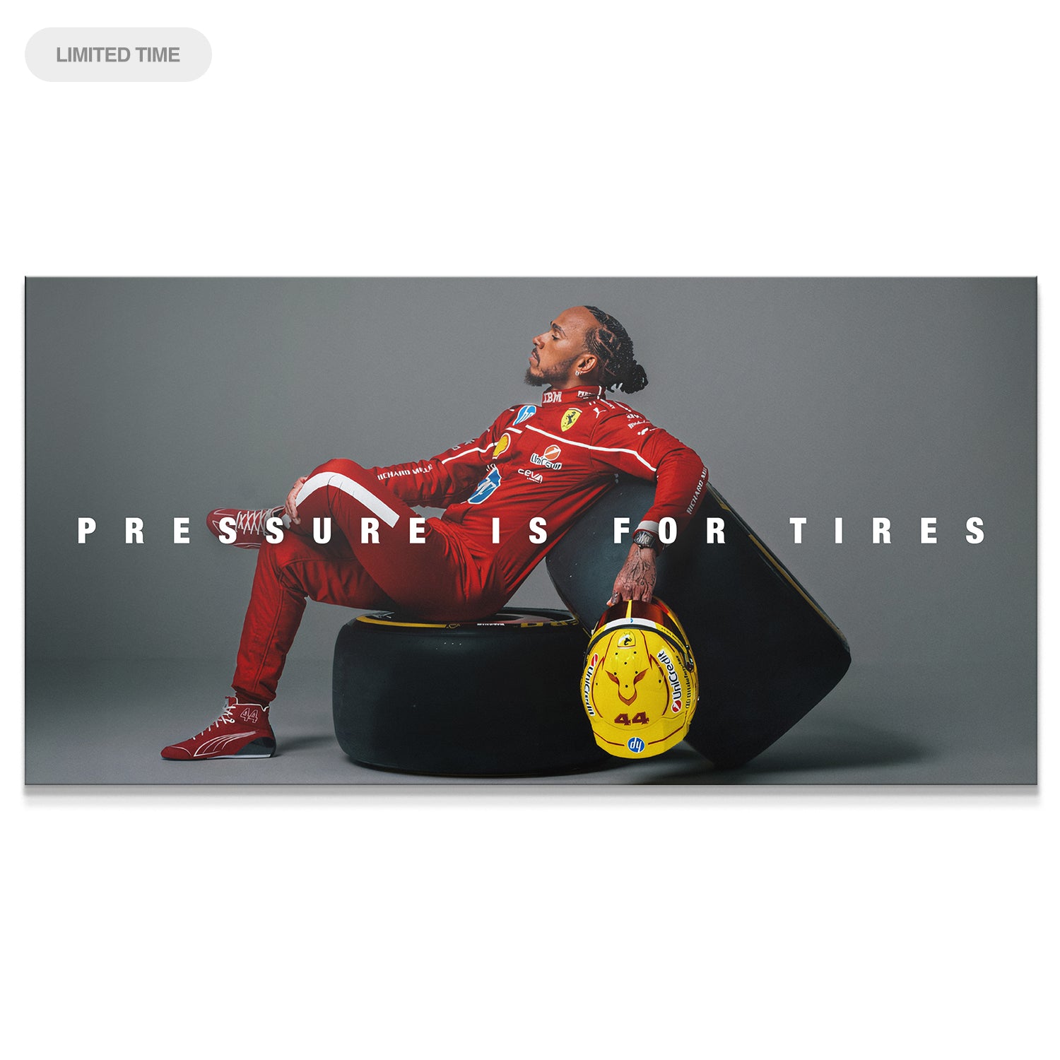 Hamilton - Pressure Is for Tires - IKONICK - Lewis Hamilton