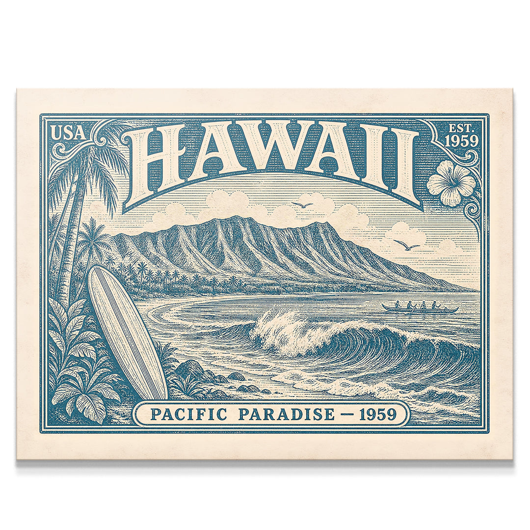 Hawaii Postage Stamp