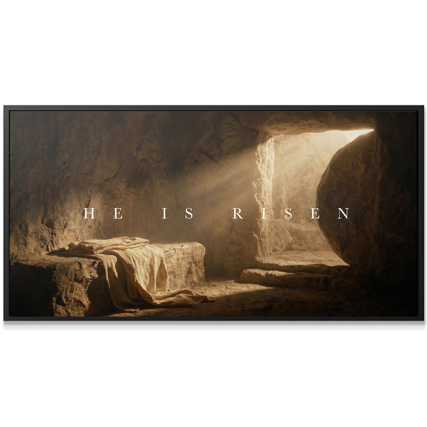 He Is Risen – Empty Tomb (All Caps) - IKONICK - BIBLE