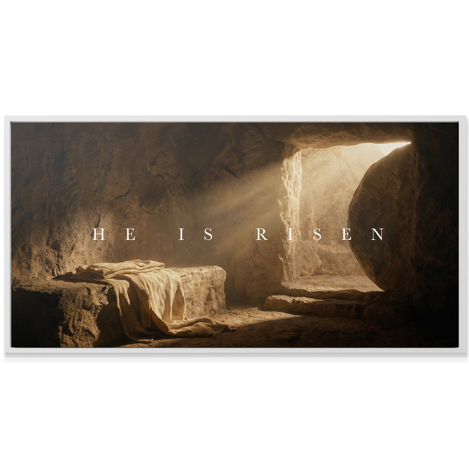 He Is Risen – Empty Tomb (All Caps) - IKONICK - BIBLE