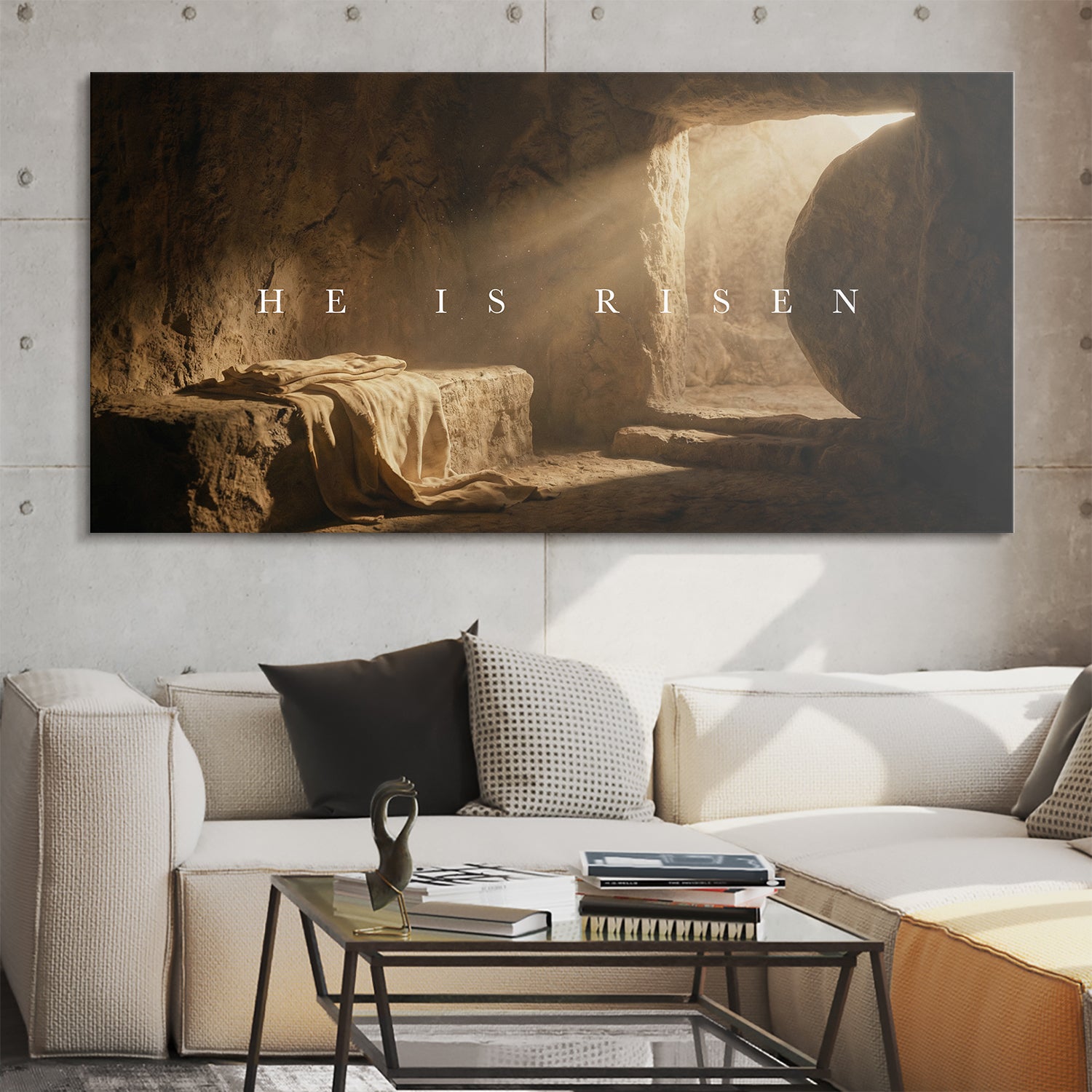 He Is Risen – Empty Tomb (All Caps) - IKONICK - BIBLE