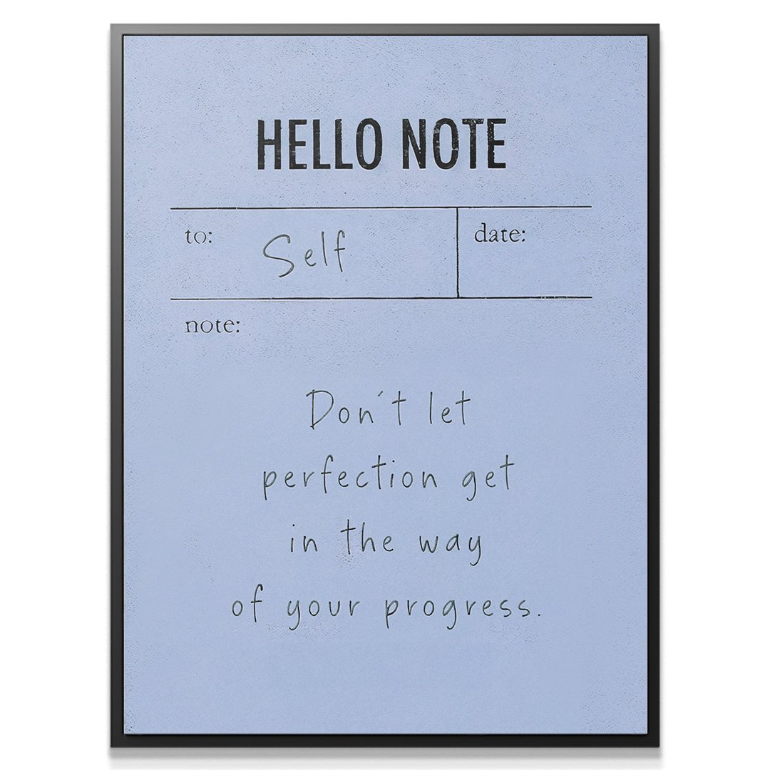 Hello Note (Blue) - Official IKONICK Art