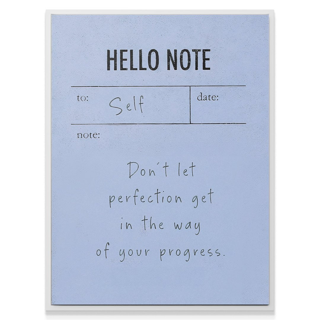 Hello Note (Blue) - Official IKONICK Art