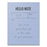 Hello Note (Blue)