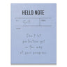 Hello Note (Blue) - Official IKONICK Art
