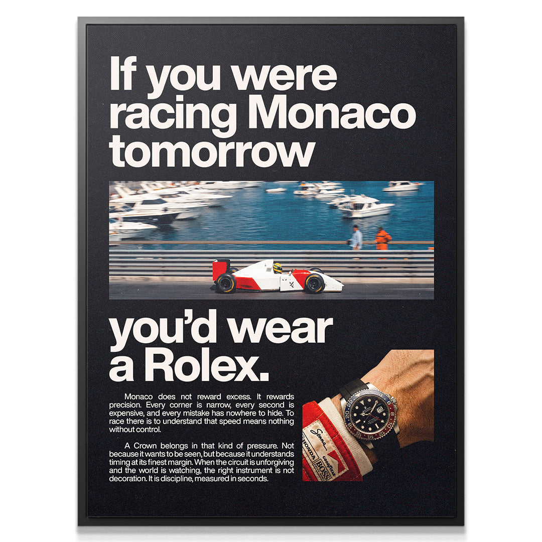 If You Were Racing Monaco Tomorrow