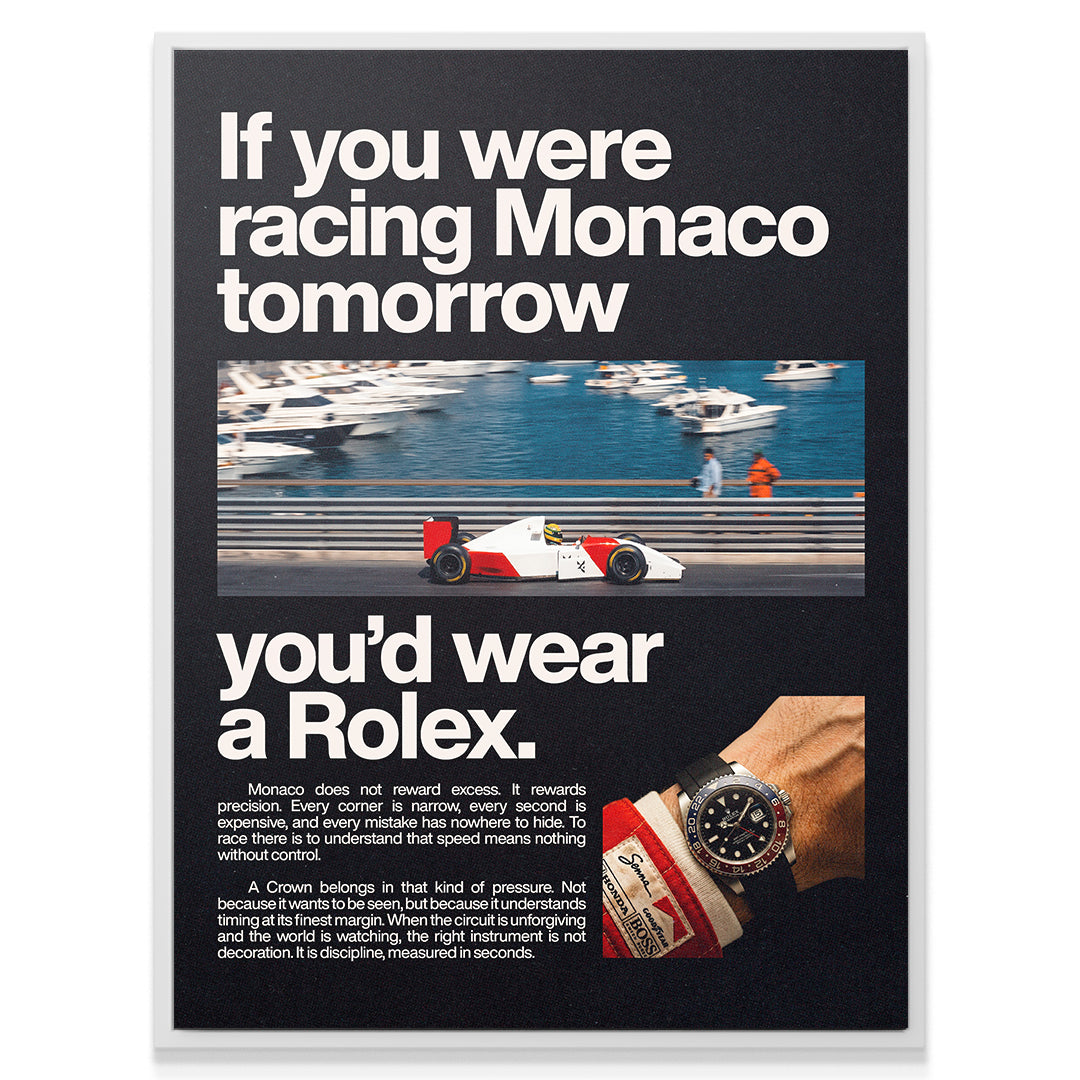 If You Were Racing Monaco Tomorrow