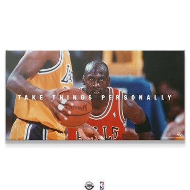 Michael Jordan Wall Art - Take Things Personally - IKONICK