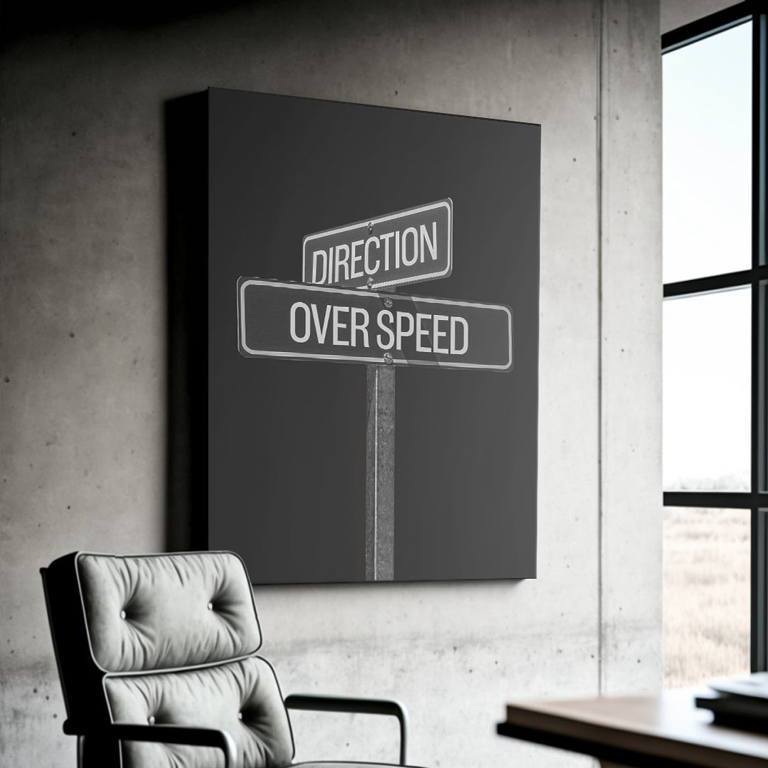 Direction Over Speed Sign - IKONICK - IKONICK Original