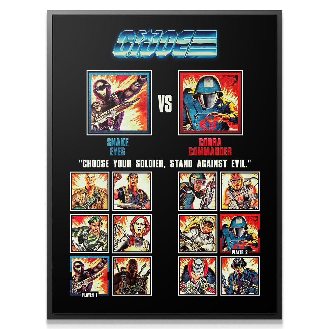 GI JOE - Choose Your Soldier, Stand Against Evil - IKONICK - GI JOE