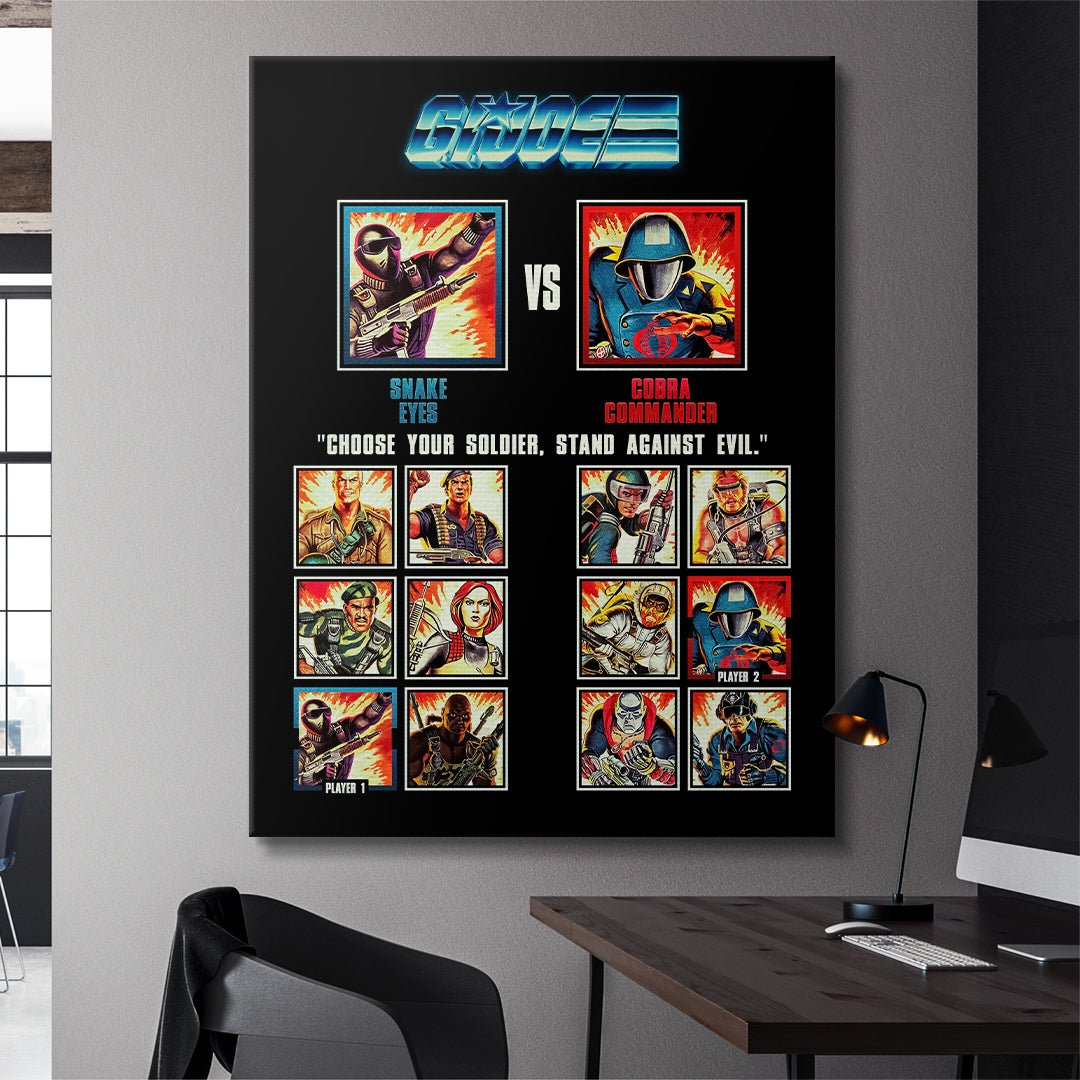 GI JOE - Choose Your Soldier, Stand Against Evil - IKONICK - GI JOE