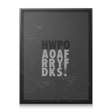 HWPO Puzzel - Dark - IKONICK