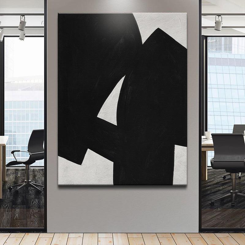 Colliding Shapes Black N.2 - IKONICK - John Faifer