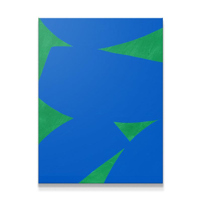 Colliding Shapes Blue N.5 - IKONICK - John Faifer