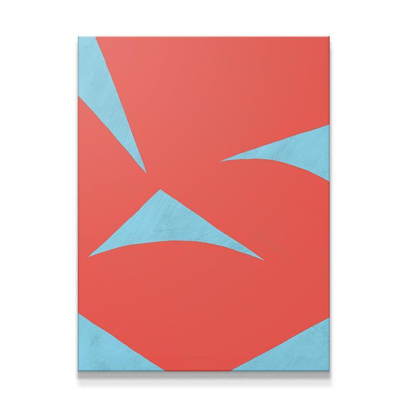 Colliding Shapes Red N.6 - IKONICK - John Faifer