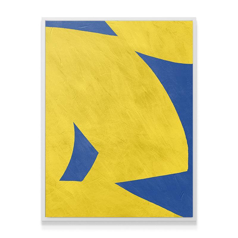 Colliding Shapes Yellow N.4 - IKONICK - John Faifer
