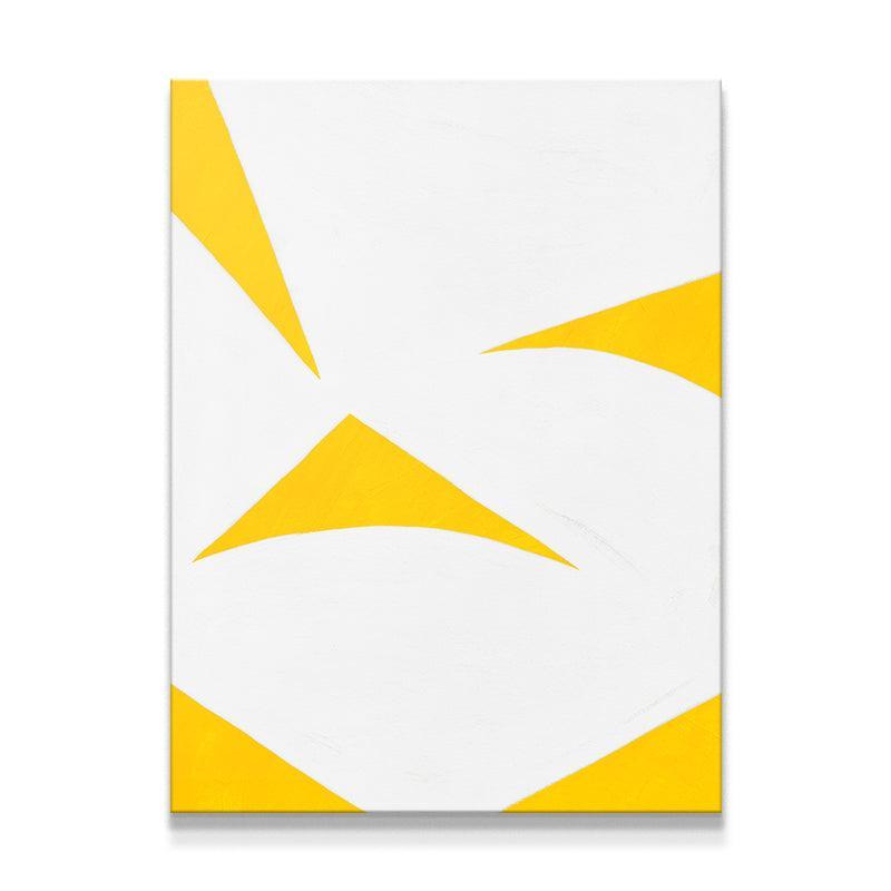 Colliding Shapes Yellow N.6 - IKONICK - John Faifer