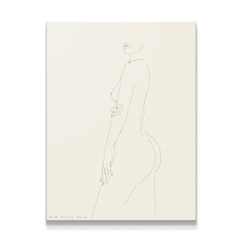 Daisy No 25 - White - IKONICK - Kim Rose