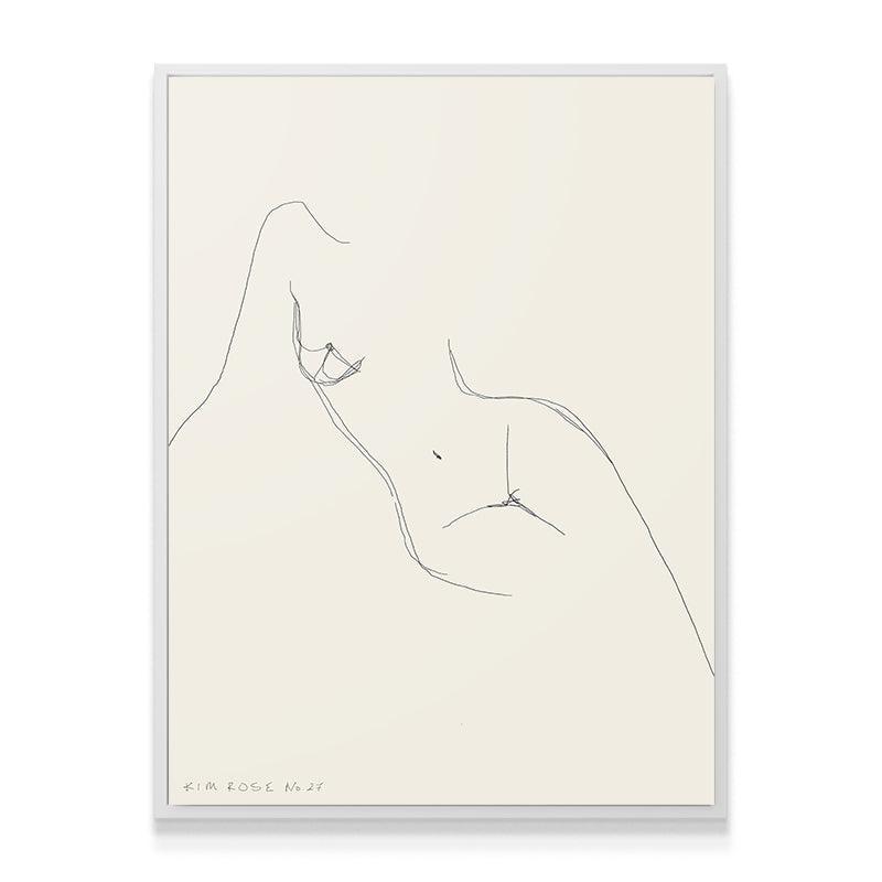 Daisy No 27 - White - IKONICK - Kim Rose