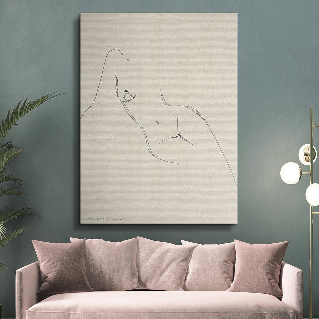 Daisy No 27 - White - IKONICK - Kim Rose