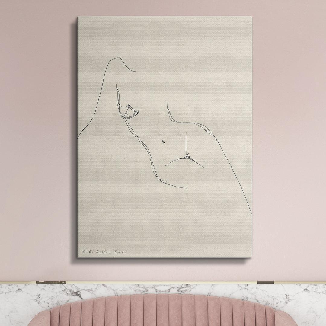 Daisy No 27 - White - IKONICK - Kim Rose